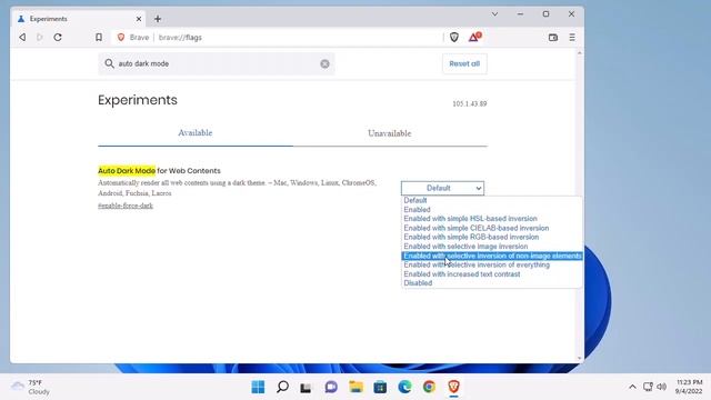 How to Enable Dark Mode on All Websites In Brave Browser [Tutorial] смотреть онлайн