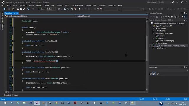 bSOFT - Xna Oyun Programlama Dersi | Xna Giriş - 1 смотреть онлайн