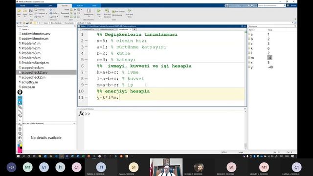 Basic Computer Programming with MATLAB | Lecture 4A | English / Turkish смотреть онлайн