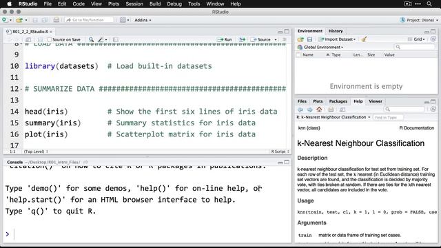 RStudio - R: An Introduction - 2.2 смотреть онлайн