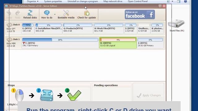[Server] Merge c and d drive without data loss for Server 2003/2008/2012/2016 смотреть онлайн