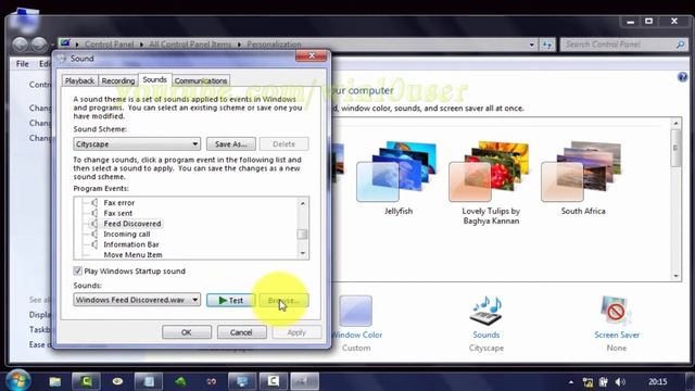 Windows 7 Tips : How to Change Feed Discovered Sound смотреть онлайн