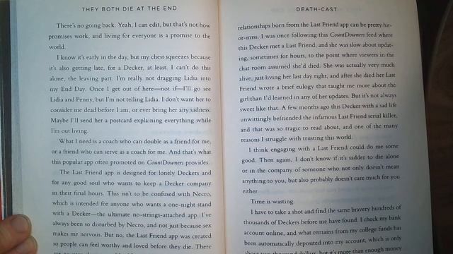Mrs Bruce Reads "They both die at the End" Chap 4 смотреть онлайн