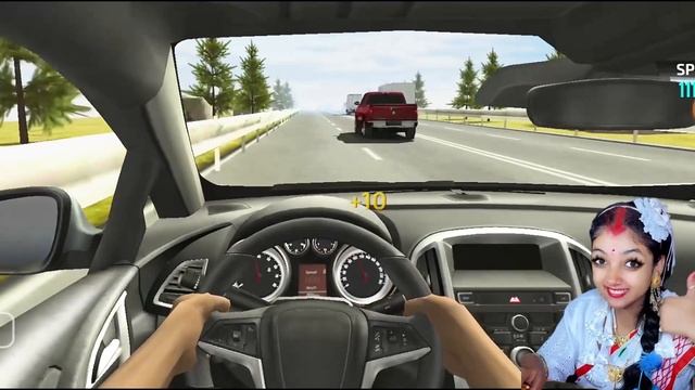 PLAYING RACING GAME ON REAL CAR STEERING WHEEL - RUPA смотреть онлайн