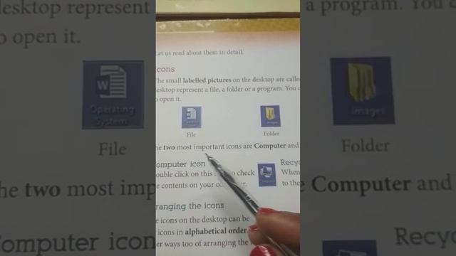 Window-7 An Introduction, Icons, computer icon and recycle bin for class 3 смотреть онлайн