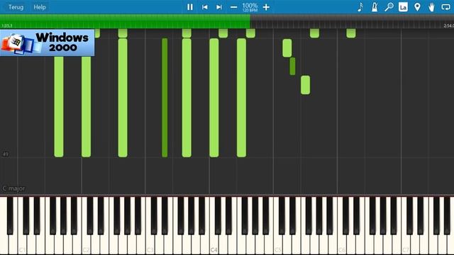 ALL WINDOWS STARTUP AND SHUTDOWN SOUNDS ON SYNTHESIA смотреть онлайн