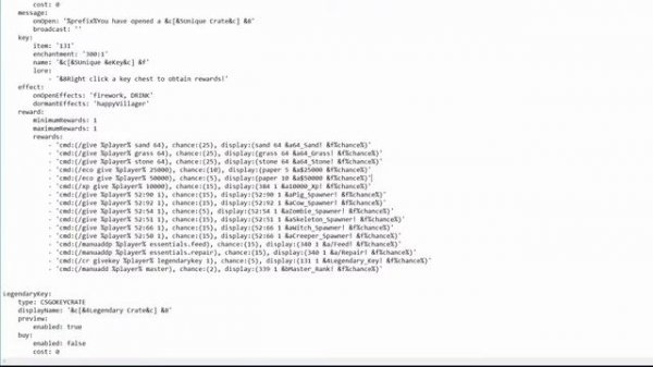Minecraft Server Plugin Tutorial [Crate Reloaded]