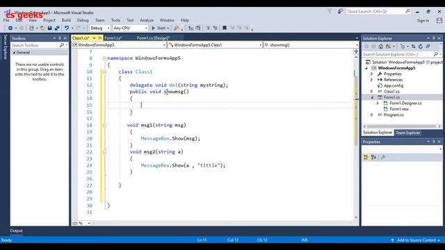 Visual Studio C# Tutorial 24 Delegates смотреть онлайн