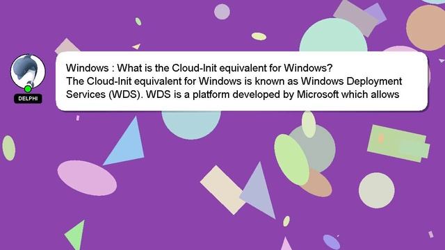 Windows : What is the Cloud-Init equivalent for Windows? смотреть онлайн