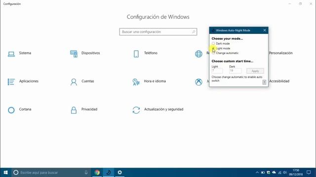 Cómo cambiar automáticamente entre tema oscuro y claro en Windows 10 www.informaticovitoria.com смотреть онлайн