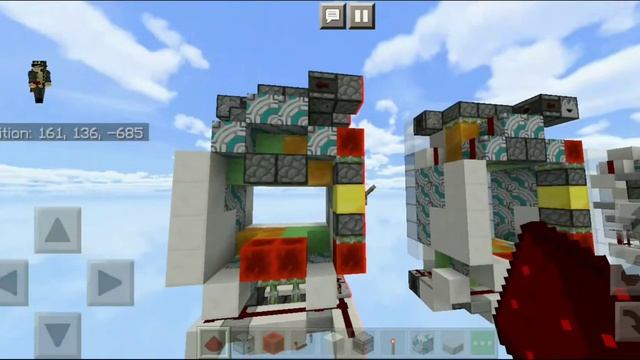 Fast and Super Compact 4x4 Flush Piston Doors With Slime and Honey In Minecraft Bedrock Edition 1.1 смотреть онлайн