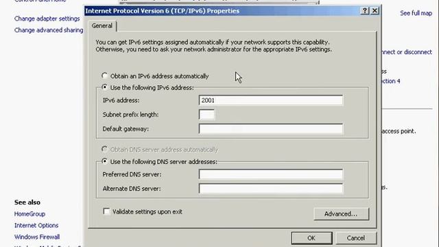 Manual IPv6 Assignment смотреть онлайн