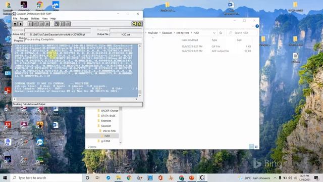 Gaussian 09W Tutorial 3: How to convert .chk to .fchk using Gaussian 09W/Linux смотреть онлайн