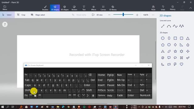 Paint 3D 2D shapes tutorial смотреть онлайн