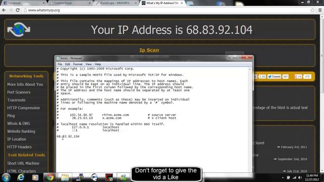How to Change your Runescape Display IP - Commentary - HD смотреть онлайн