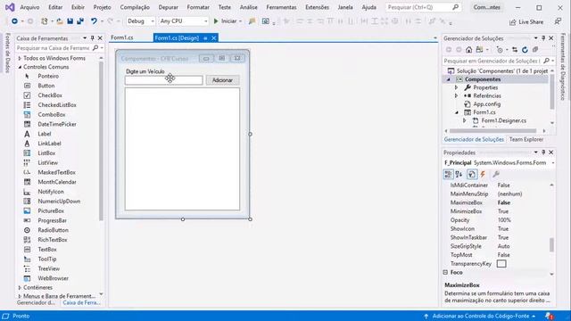Componente Textbox - Curso Programação Completo C# Visual Studio - Aula 62 смотреть онлайн