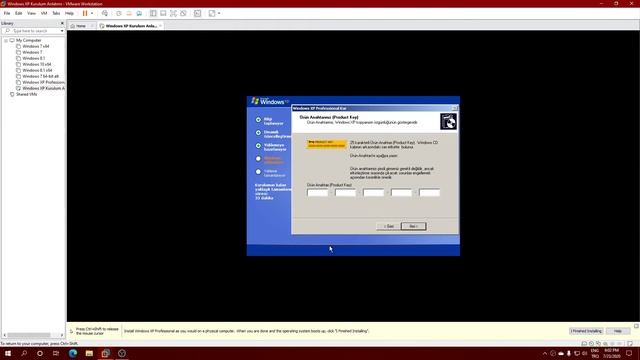VMware ile Sanal Bilgisayara Windows XP Pro SP3 Kurulumu (Nostalji) смотреть онлайн