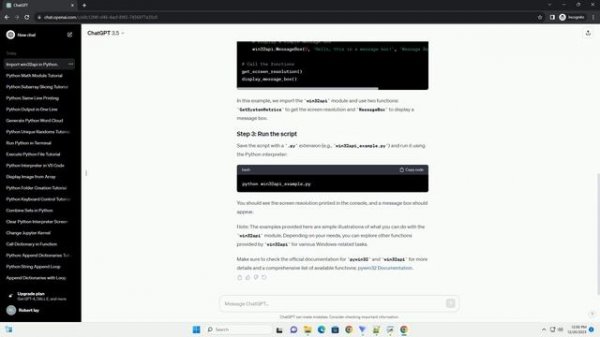 how to import win32api in python