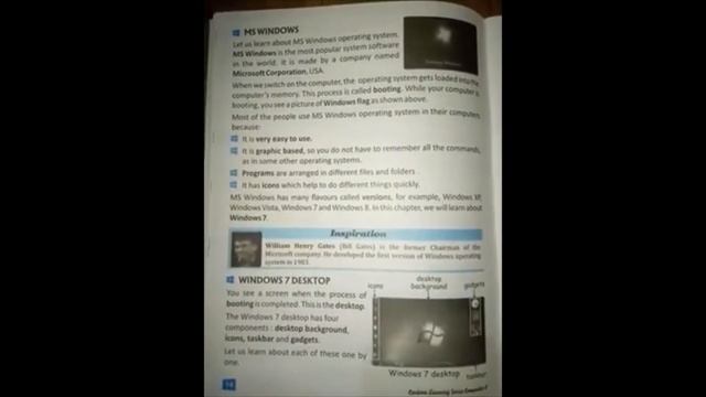 Class 3 Ch 2 Learn To Use MS Windows 7 Part 1 смотреть онлайн