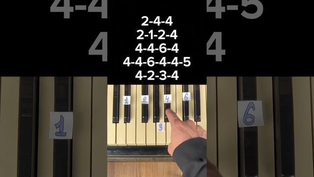 HOW TO PLAY POLOZHENIE ON THE PIANO!? | PIANO BY NUMBERS #shorts смотреть онлайн