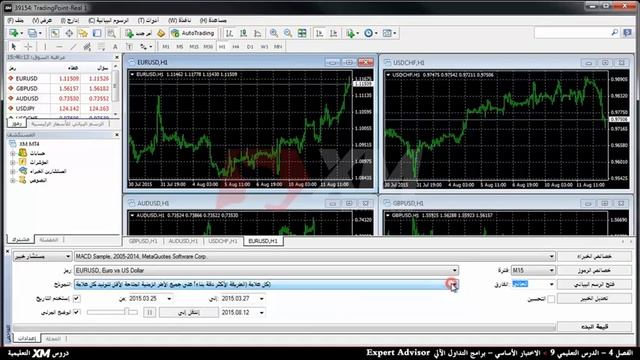 MetaTrader 4 الدرس 14 اختبار الاساسي برامج التداول الالي смотреть онлайн