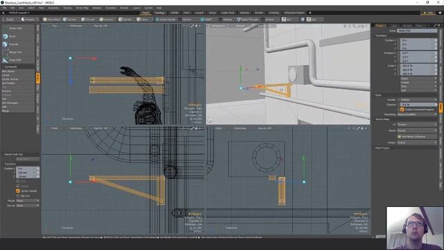 Creating a Scifi Street Scene | Full Process | Fleshing out the scene with more modelling смотреть онлайн