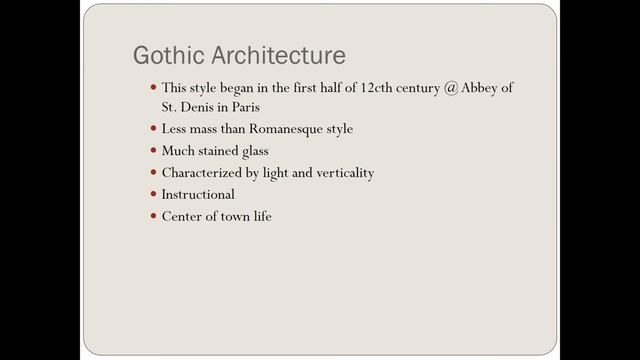 Medieval Architecture Lecture смотреть онлайн