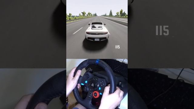 Aston Martin V8 Vantage| Dirt Rally 2.0 vs BeamNG Drive | Speed Test | Logitech g29 gameplay #short смотреть онлайн