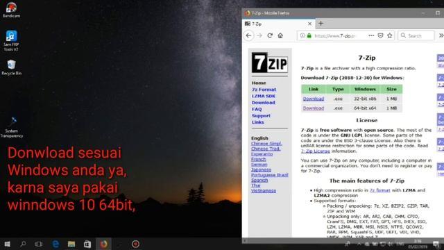 Download 7zip For Windows 10 || Windows 7 || Alat untuk Bongkar Stock Firmware смотреть онлайн