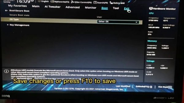 Secure Boot Violation and can't install new OS on Asus motherboards @hoobasics