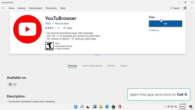 Download And Install YouTube Browser On windows 11 - How To смотреть онлайн