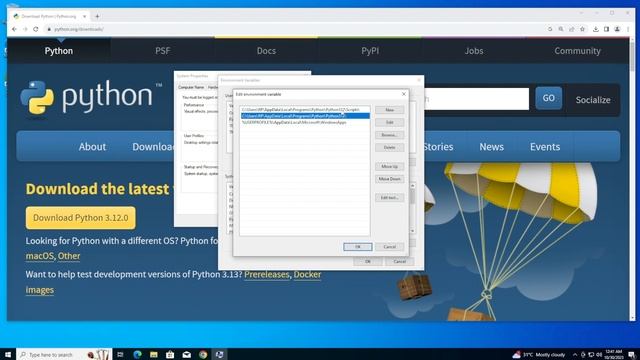 How to Install Python 3.12.0 on Windows 10 смотреть онлайн