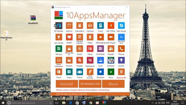 Como Remover Vários Apps Nativos do Windows 10 смотреть онлайн