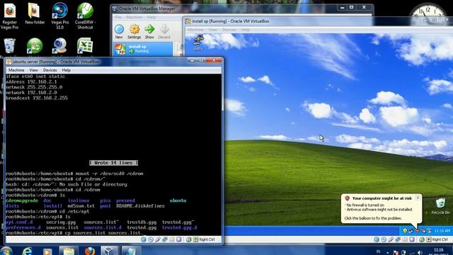 Configurasi ubuntu dan sharing file windows xp ke ubuntu server смотреть онлайн