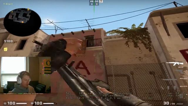 Mirage Window Smoke T Spawn (64 Tick) смотреть онлайн
