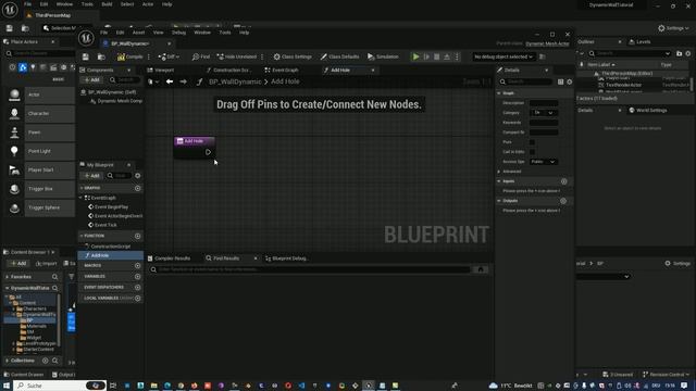 Create windows in runtime on a wall with geometry script - Part 2 ( Unreal Engine video tutorial ) смотреть онлайн