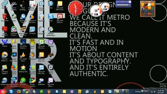 First Facing to Windows 8 - The Metro Theme смотреть онлайн