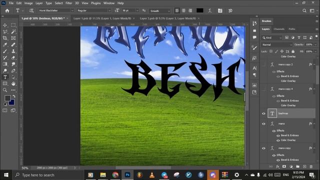 "WINDOWS XP" music cover art tutorial in photoshop | FAST ART смотреть онлайн