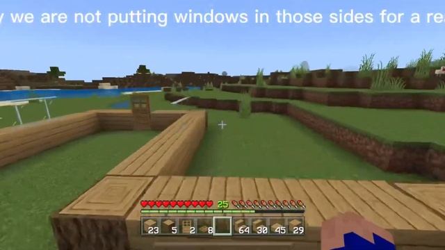 How to build a starter house in Minecraft смотреть онлайн