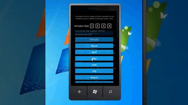 A Windows Phone 7 JumpList control смотреть онлайн