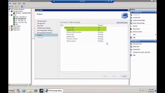 Disk drive provisioning for HyperV Server смотреть онлайн