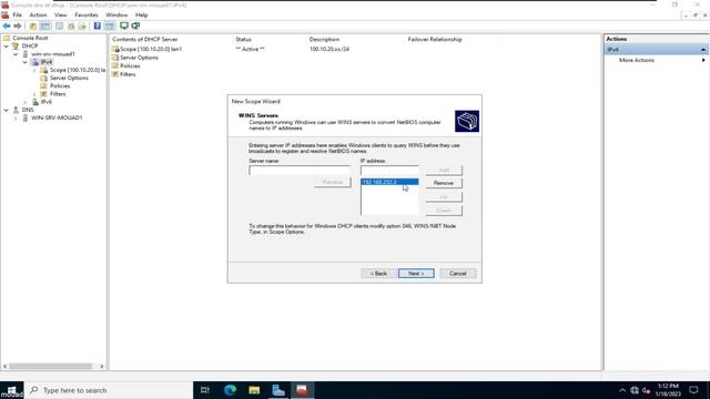 préparation exam blanc TCP/IP sous Windows 2022 serveur смотреть онлайн