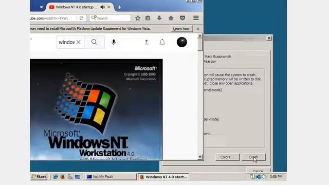 windows nt 4.0 startup has bsod смотреть онлайн