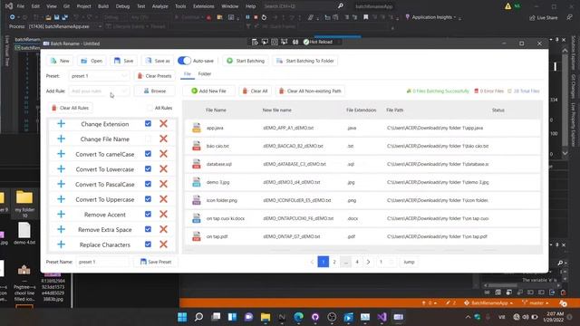 Demo Đồ án Batch rename - Lập trình Windows HCMUS смотреть онлайн