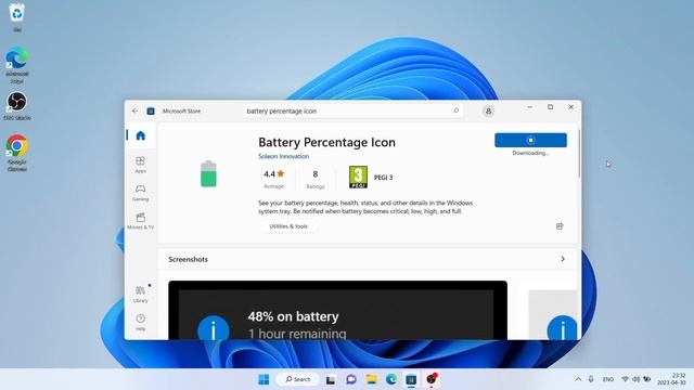 How to Download and Install Battery Percentage Icon For Windows смотреть онлайн