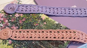 Закладка для книги крючком . Подробный МК .