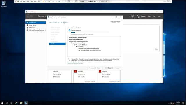 25-Install and Setup Active Directory Primary Domain Controller on Server 2019#01 смотреть онлайн