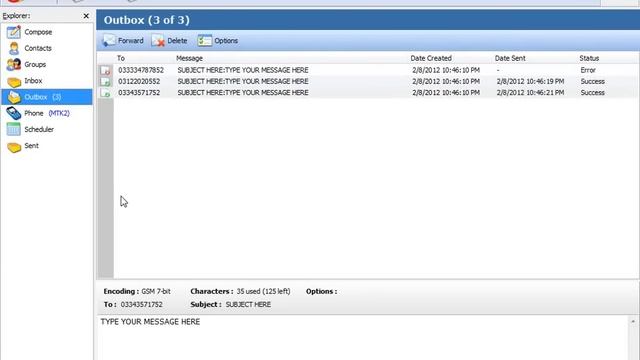 SMS Sender Software смотреть онлайн