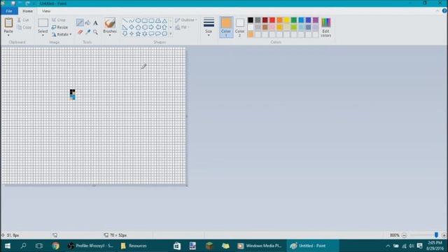 How To Do PIXEL ART! - Using MS Paint and Paint.net! смотреть онлайн