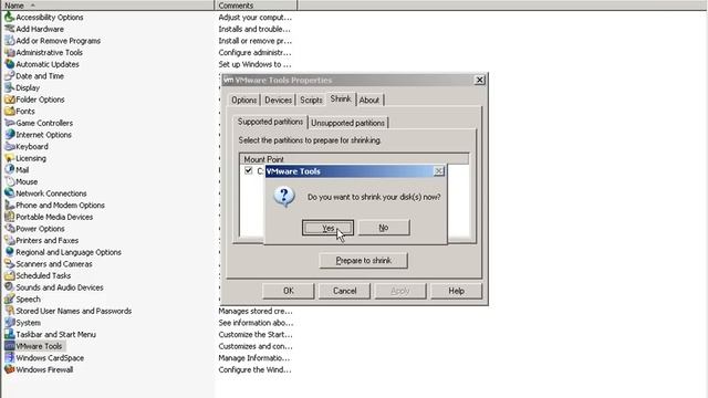 Shink VMWare Virtual Disk смотреть онлайн